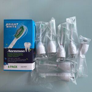 Aoremon E-Series Replacement Toothbrush Heads for Philips Sonicare 6 Pack